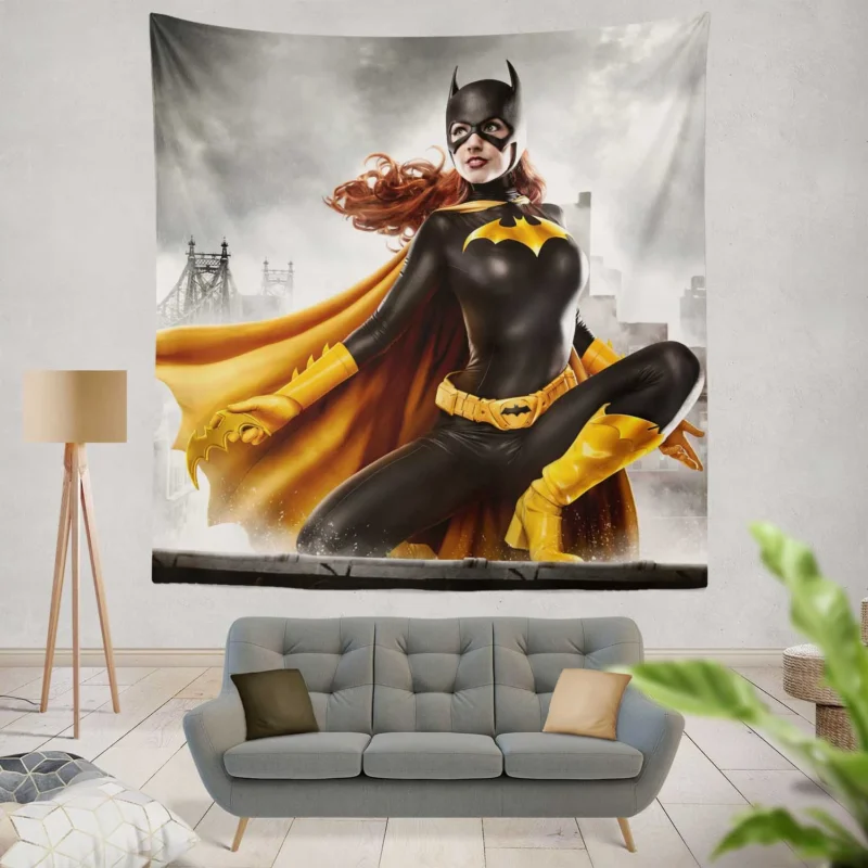 Cosplay as Batgirl: Embrace DC Comics Heroine Spirit  Wall Tapestry