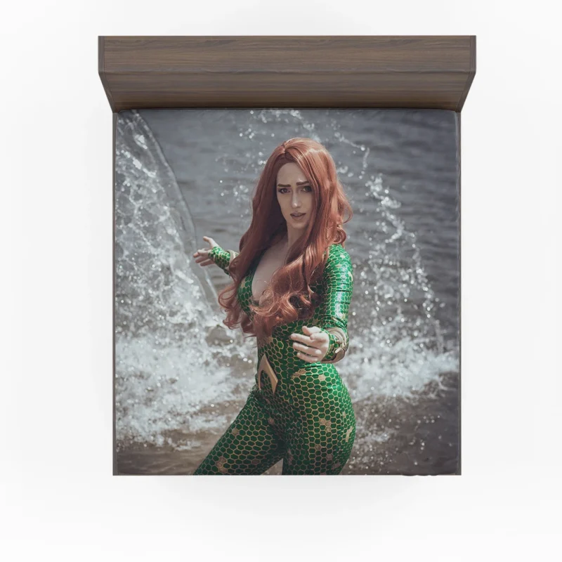 Cosplay as Mera (DC Comics): Embody the Heroine Fitted Sheet