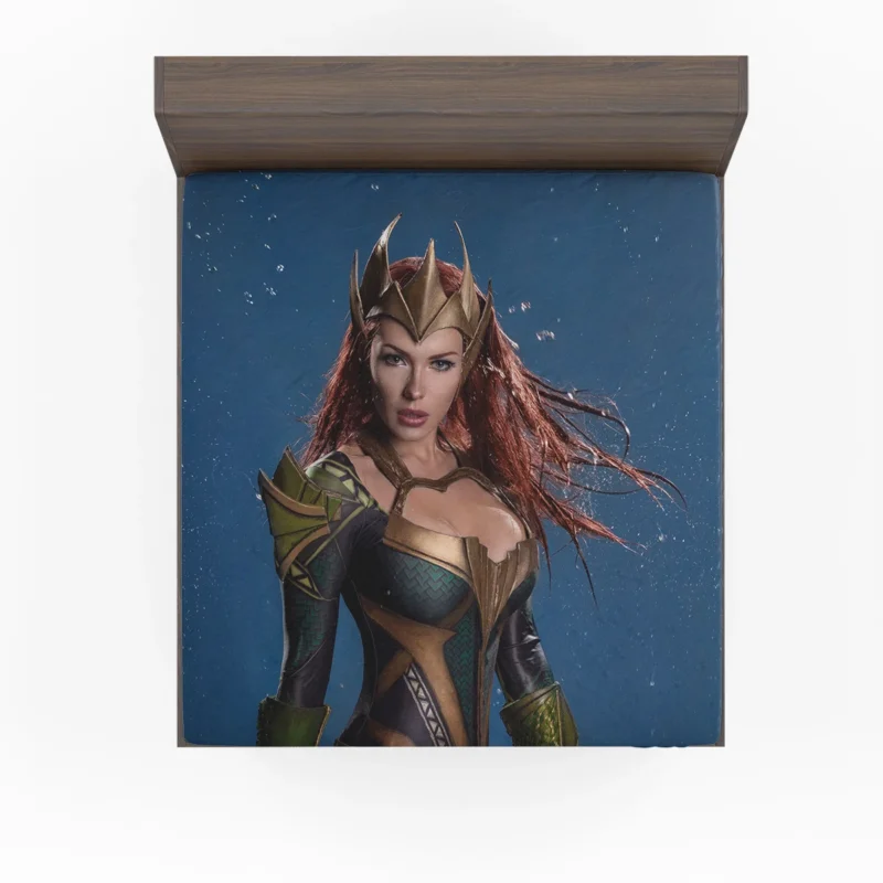 Cosplay as Mera: Dive into the DC World Fitted Sheet