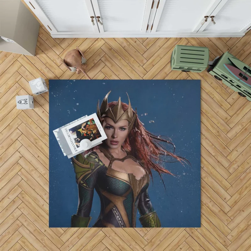 Cosplay as Mera: Dive into the DC World Floor Rug