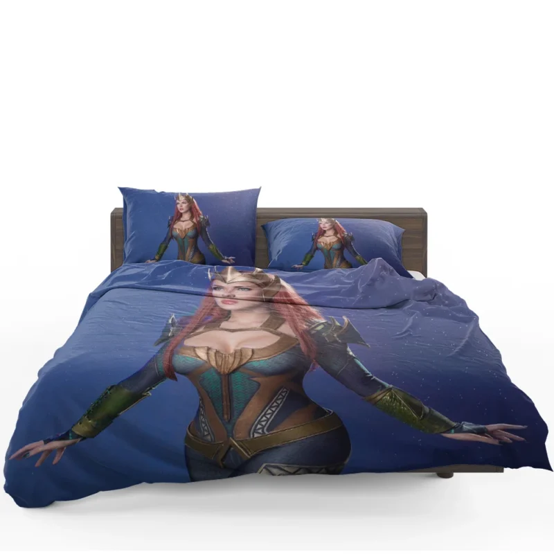 Cosplay as Mera: Embrace the DC Universe Bedding Set