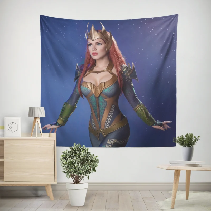 Cosplay as Mera: Embrace the DC Universe  Wall Tapestry