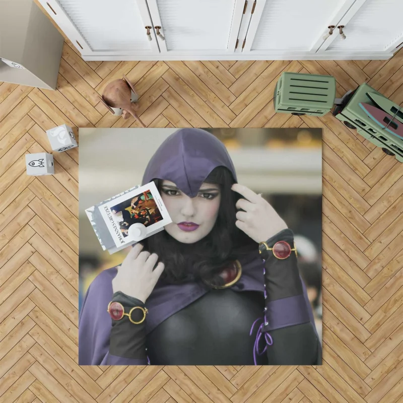 Cosplay as Raven: Embrace the Enigmatic Heroine Floor Rug