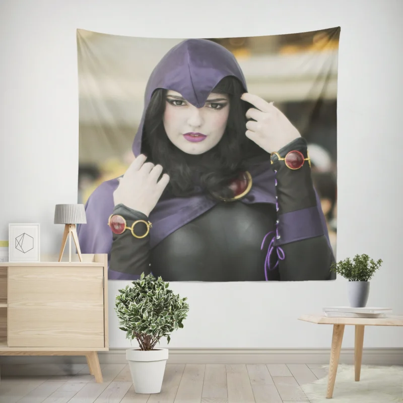 Cosplay as Raven: Embrace the Enigmatic Heroine  Wall Tapestry