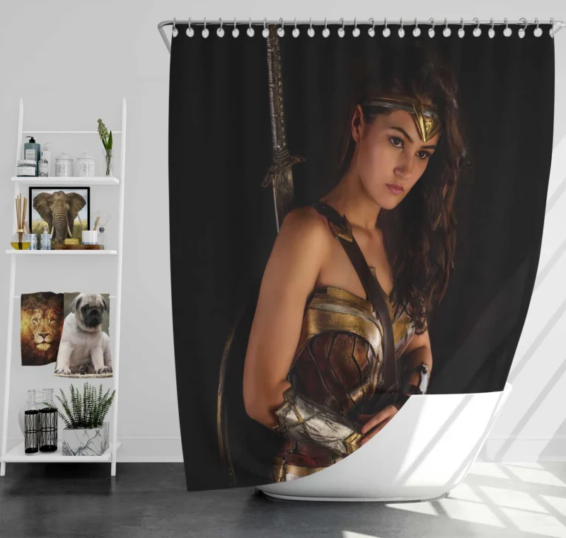 Cosplay as Wonder Woman: DC Unleash Your Inner Hero Shower Curtain