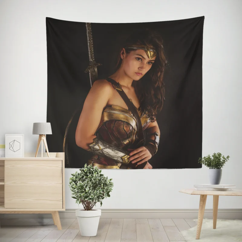 Cosplay as Wonder Woman: DC Unleash Your Inner Hero  Wall Tapestry