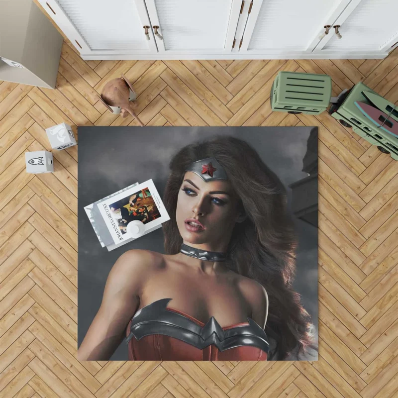Cosplay as Wonder Woman: Unleash Your Inner Hero Floor Rug