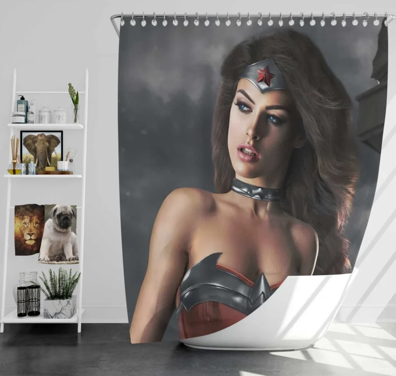 Cosplay as Wonder Woman: Unleash Your Inner Hero Shower Curtain