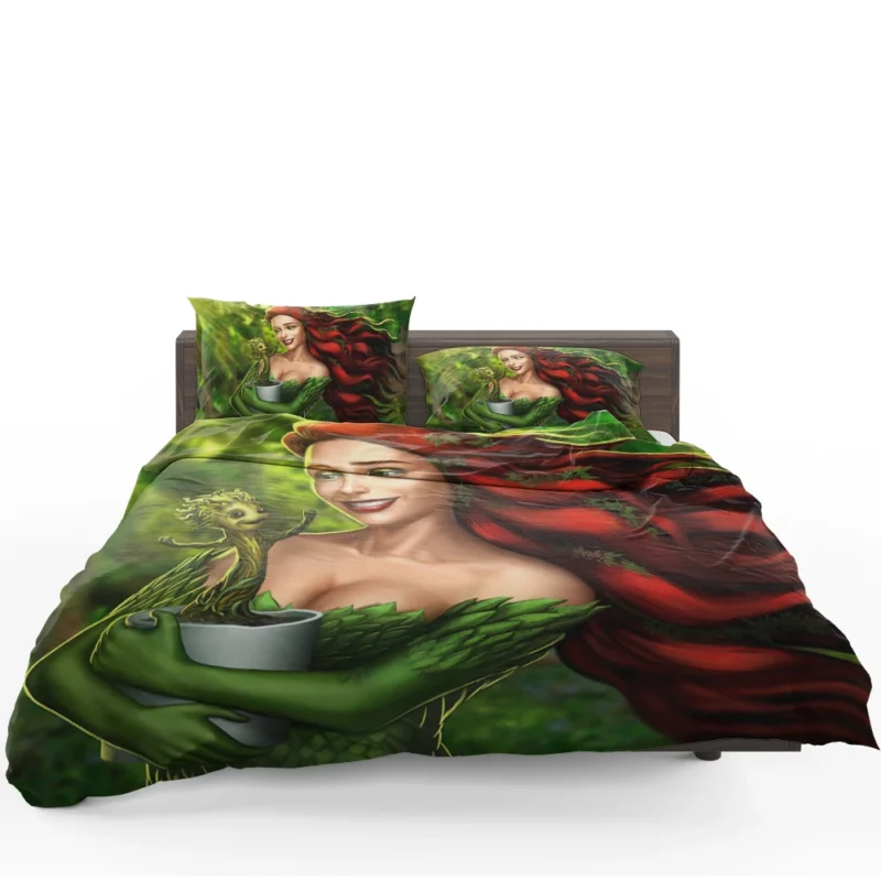 Crossover: Poison Ivy and Groot Unique Dance Bedding Set