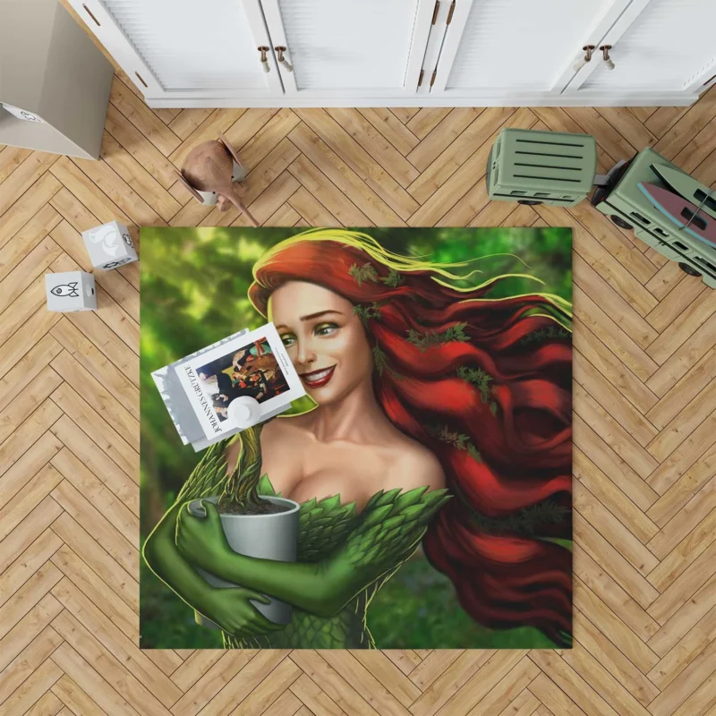 Crossover: Poison Ivy and Groot Unique Dance Floor Rug