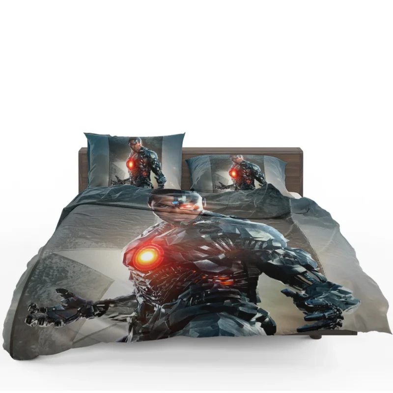 Cyborg in Justice League: Ray Fisher Role Bedding Set