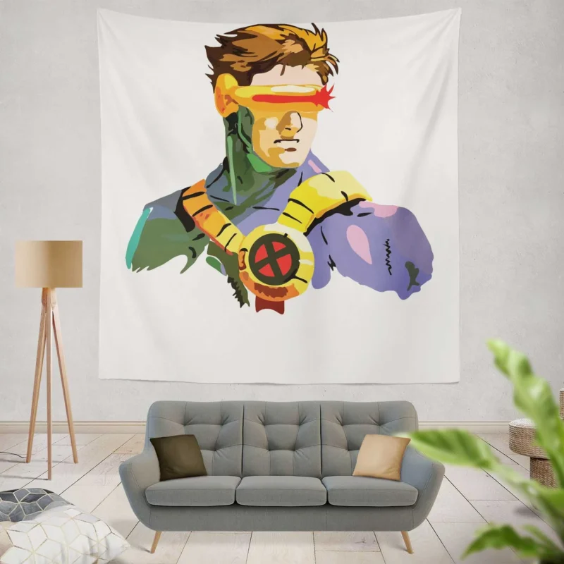 Cyclops: Marvel Comics Optic Blast Leader  Wall Tapestry