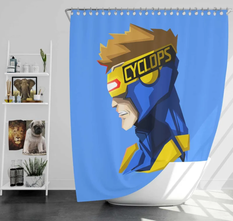 Cyclops: Marvel Leader of the X-Men Shower Curtain