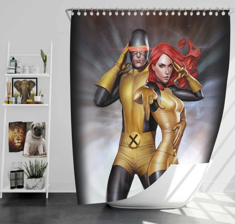 Cyclops in X-Men: Marvel Optic Hero Shower Curtain