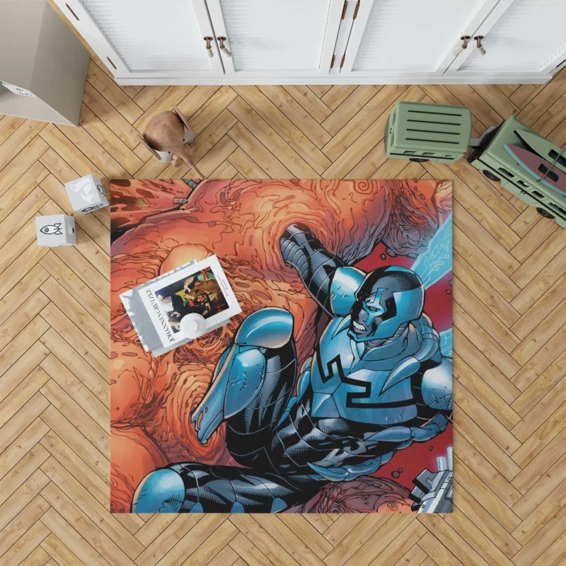 DC Comics Blue Beetle: A Heroic Adventure Floor Rug