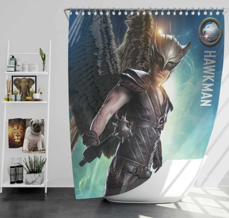 DC Legends Of Tomorrow: Hawkman Role Shower Curtain