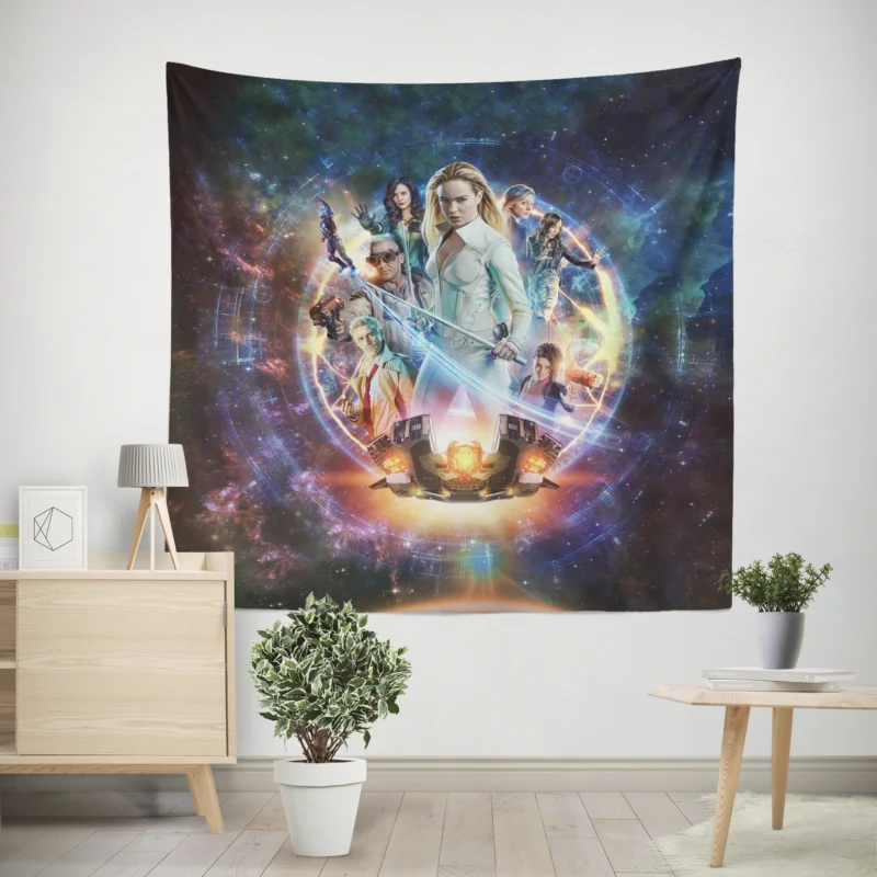 DC Legends Of Tomorrow Season 04 Poster  Wall Tapestry