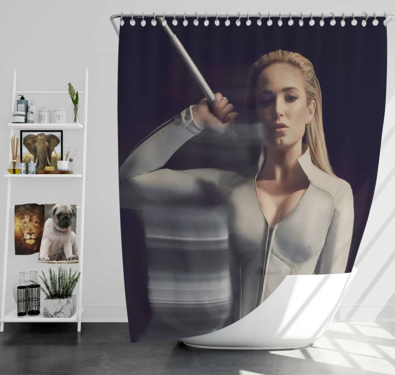 DC Legends Of Tomorrow: White Canary Adventure Shower Curtain