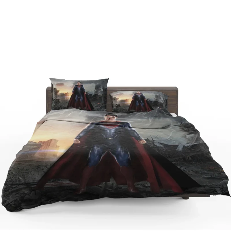 DC Man Of Steel: Henry Cavill as Superman Bedding Set