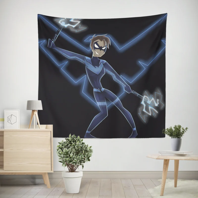 DC Super Hero Girls: Nightwing Joins the Fun  Wall Tapestry