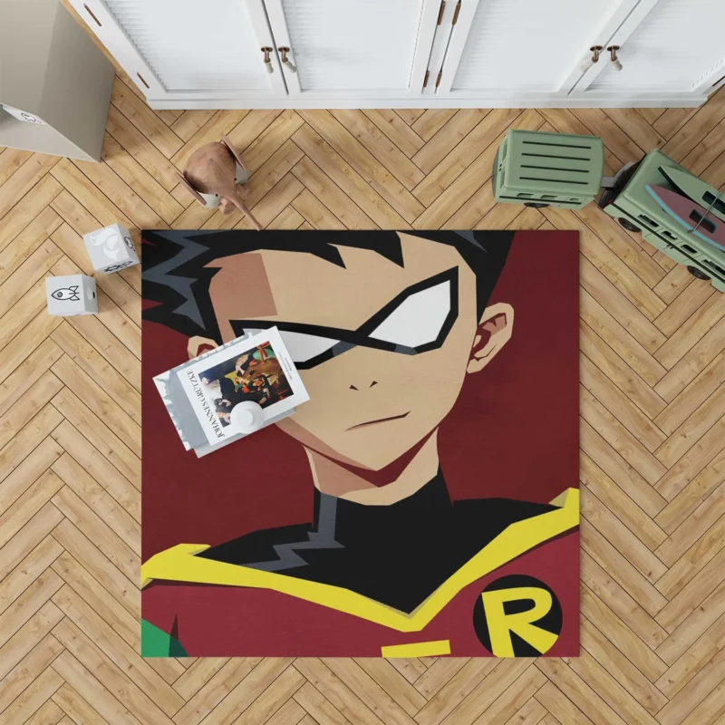 DC Teen Titans TV Show: Dick Grayson as Robin Floor Rug