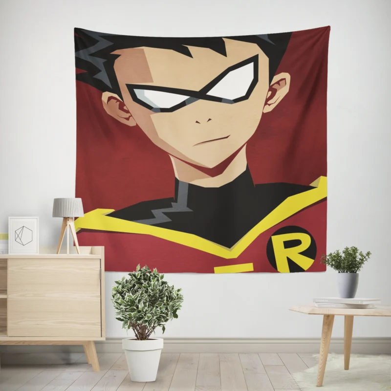DC Teen Titans TV Show: Dick Grayson as Robin  Wall Tapestry