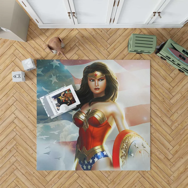 DC Universe Online: Embrace Your Inner Wonder Woman Floor Rug