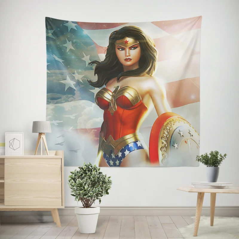 DC Universe Online: Embrace Your Inner Wonder Woman  Wall Tapestry