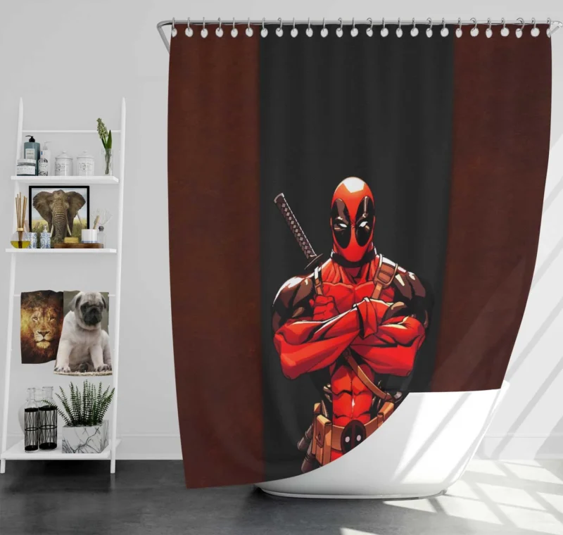 DEADPOOL Comics: The Merc with a Mouth Shower Curtain