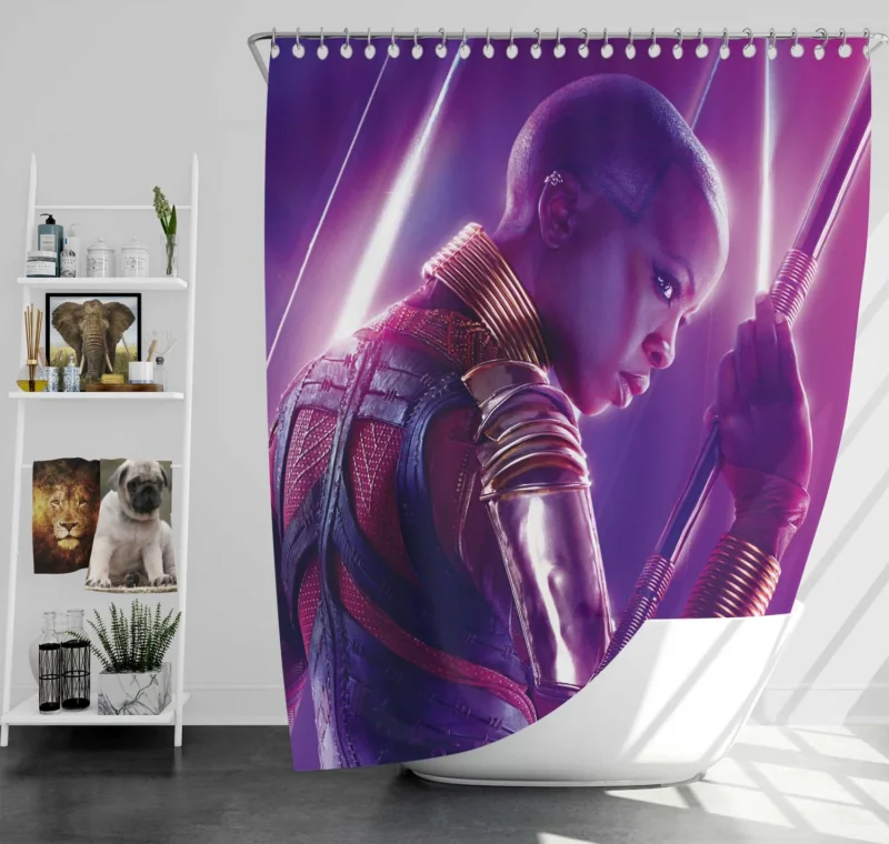 Danai Gurira Okoye in Avengers: Infinity War Shower Curtain
