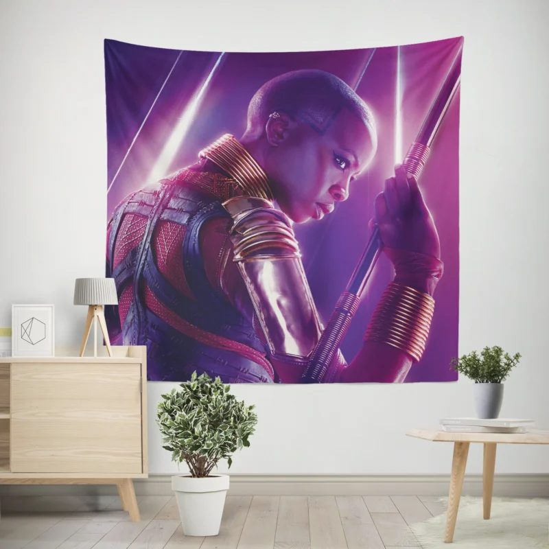 Danai Gurira Okoye in Avengers: Infinity War  Wall Tapestry