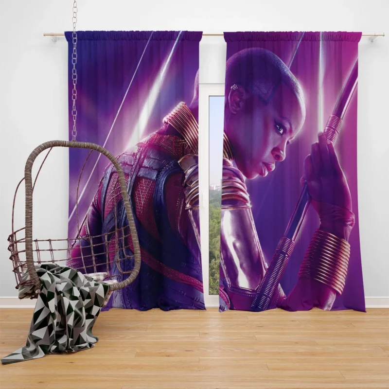 Danai Gurira Okoye in Avengers: Infinity War Window Curtain