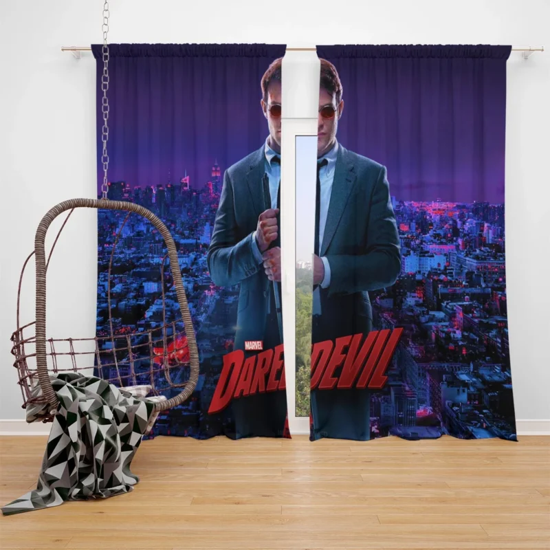 Daredevil TV Show: Matt Murdock Journey Window Curtain