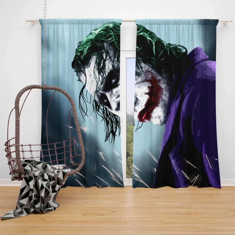 Dark Knight Joker Movie Window Curtain