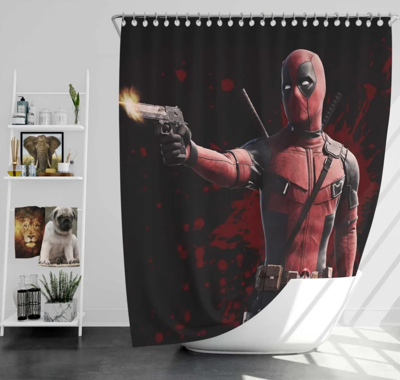 Deadpool 2 Movie: More of the Merc with a Mouth Shower Curtain