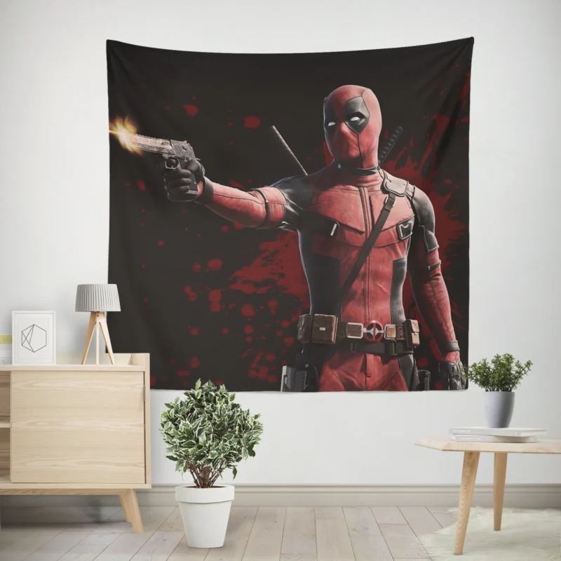 Deadpool 2 Movie: More of the Merc with a Mouth  Wall Tapestry