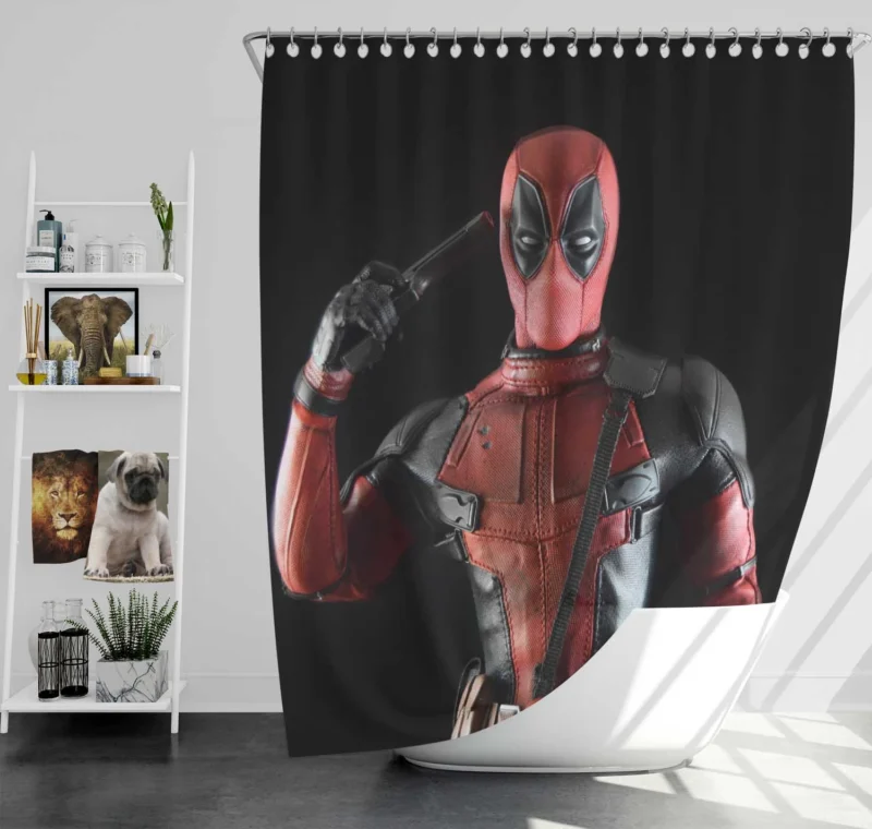 Deadpool Man-Made Toy: Merc with a Miniature Shower Curtain