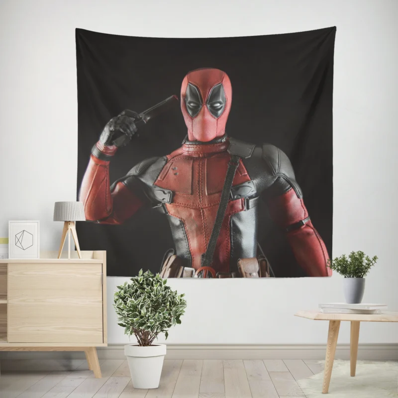 Deadpool Man-Made Toy: Merc with a Miniature  Wall Tapestry