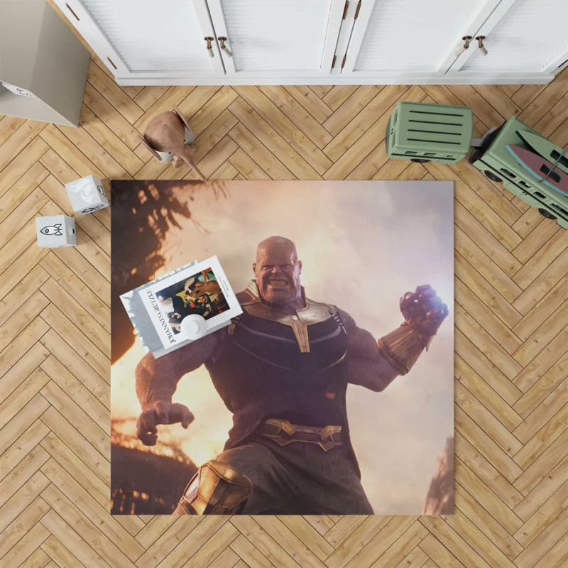 Destiny Still Arrives: Thanos in Avengers: Infinity War Floor Rug