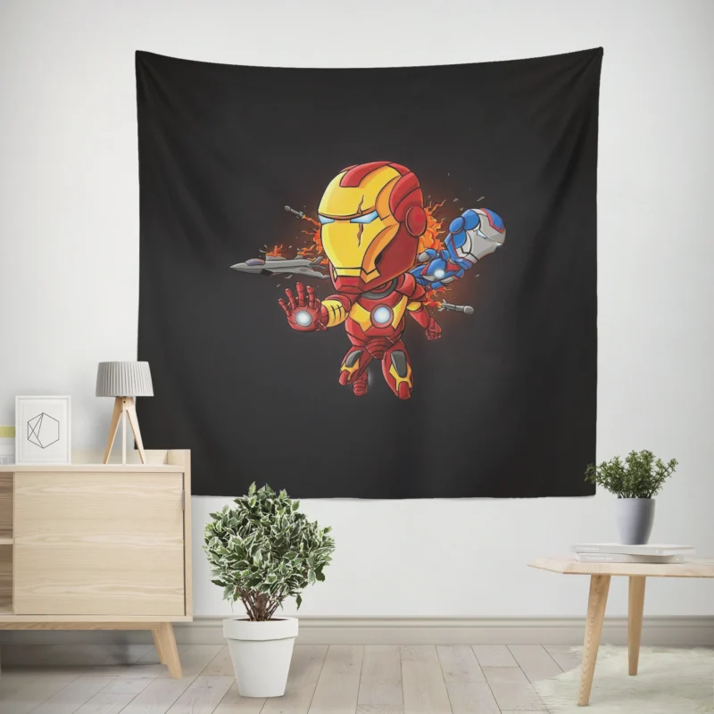 Discover Iron Patriot in Comics  Wall Tapestry