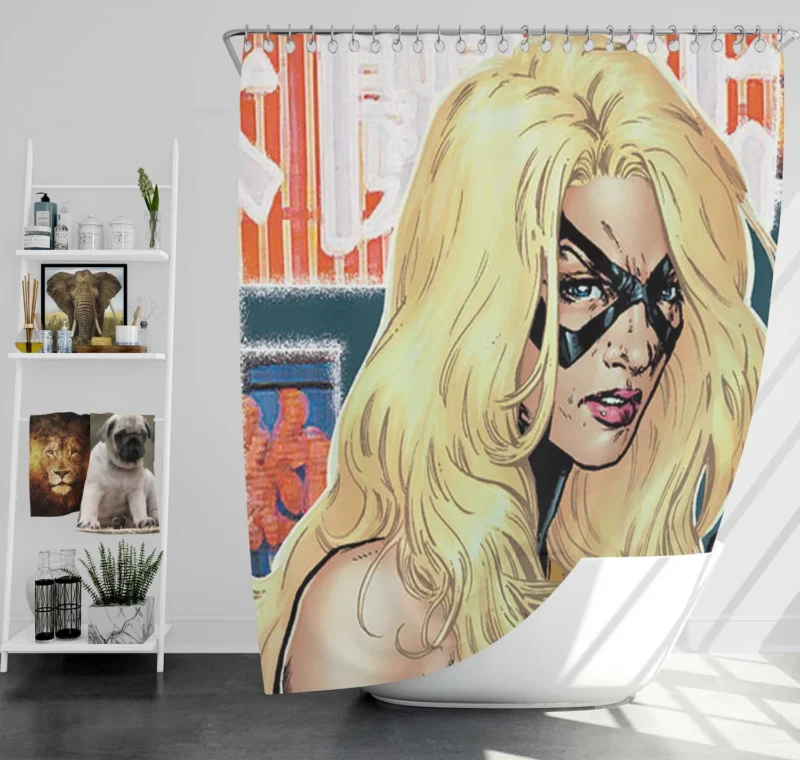 Discover Ms. Marvel Adventures in Comics Shower Curtain