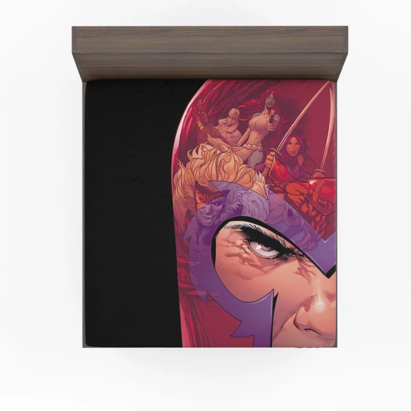Discover the Complexity of Magneto in Comics Fitted Sheet