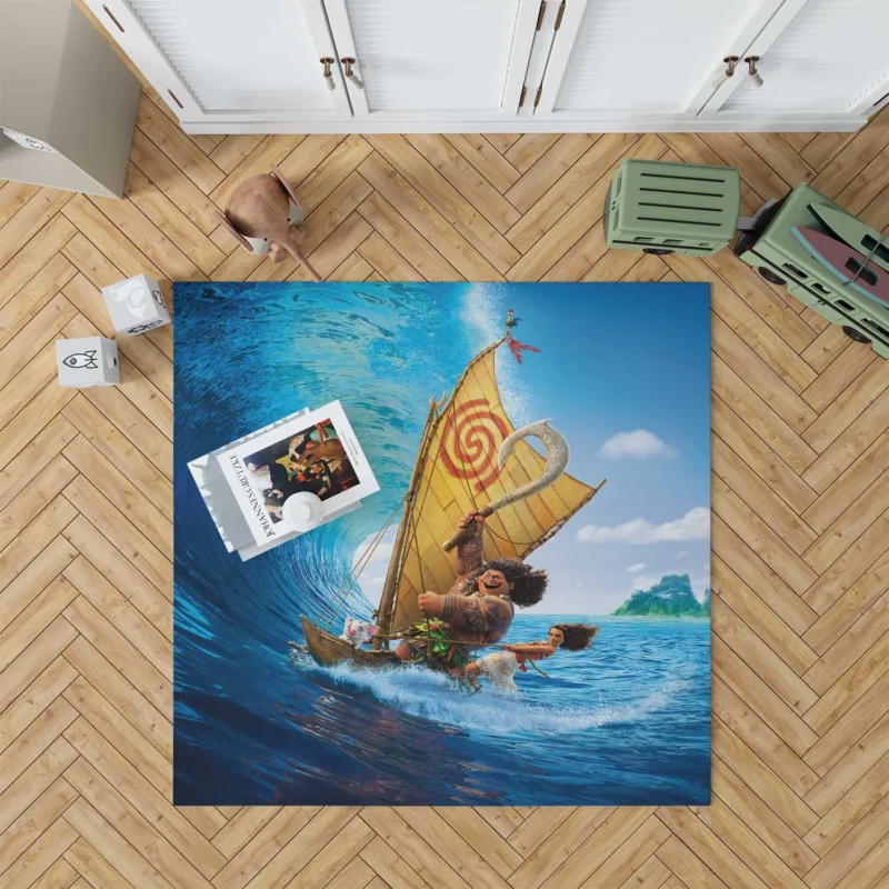 Discover the Magic of Moana in the Movie Floor Rug