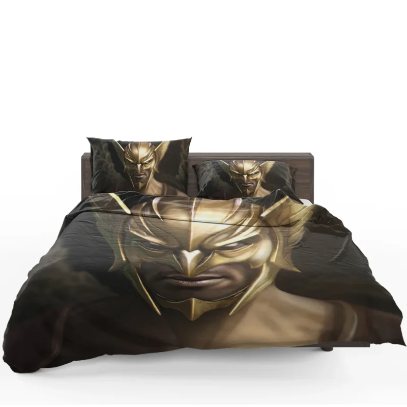 Discovering the Stories of Hawkman in Comics Bedding Set