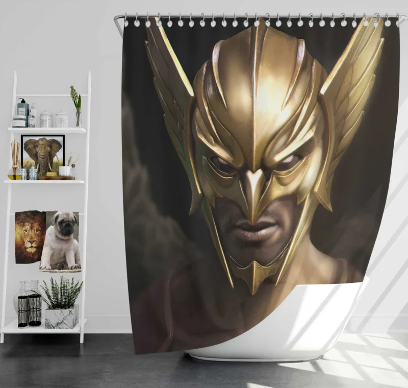 Discovering the Stories of Hawkman in Comics Shower Curtain