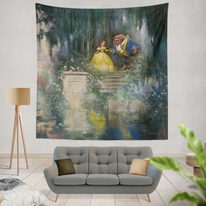 Disney Beauty And The Beast: Timeless Magic  Wall Tapestry