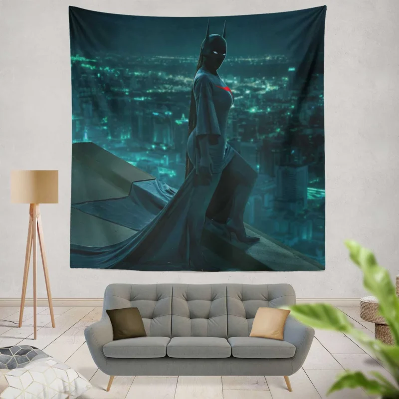 Dive into the Adventures of Batgirl in DC Comics  Wall Tapestry