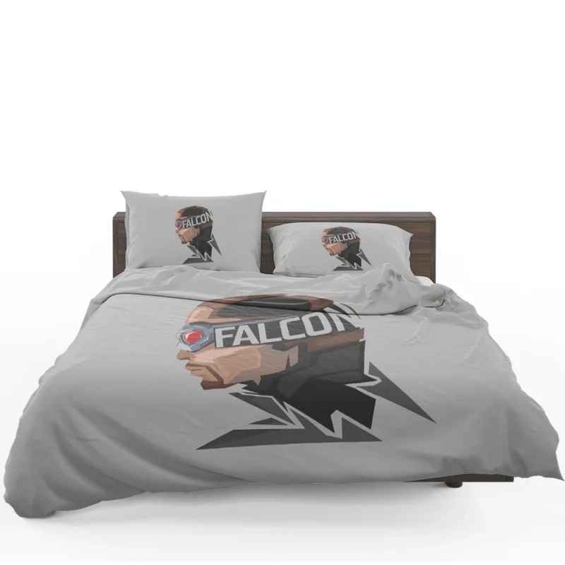 Dive into the Adventures of Falcon in Comics Bedding Set