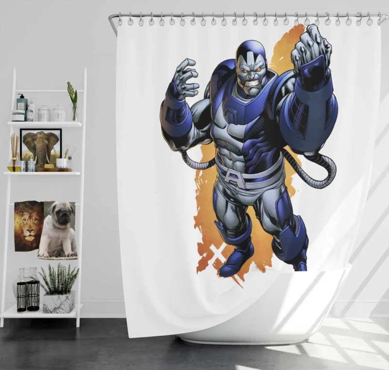 Dive into the World of Apocalypse in Marvel Comics Shower Curtain