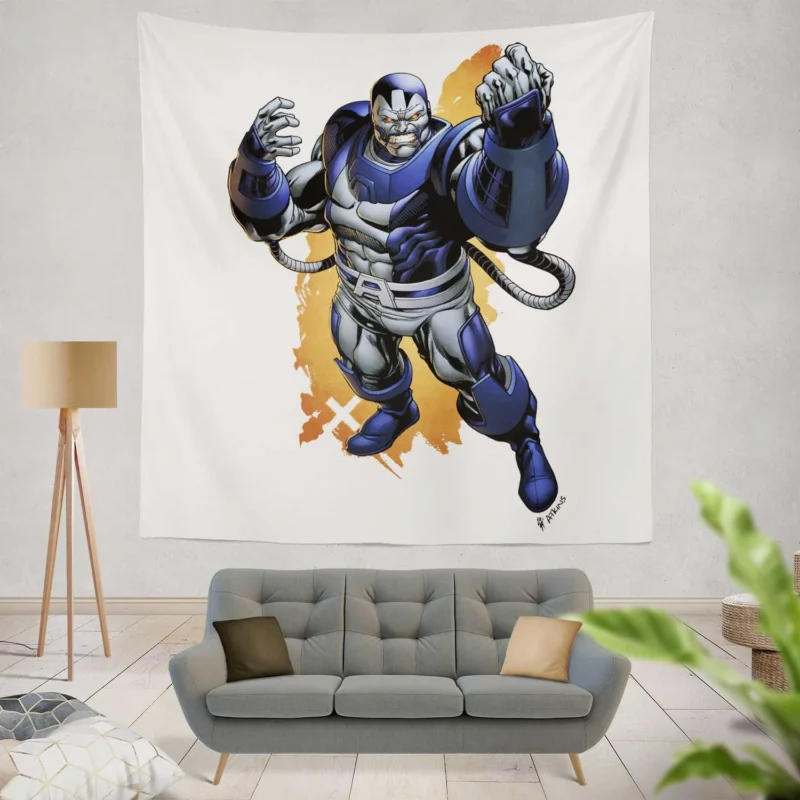 Dive into the World of Apocalypse in Marvel Comics  Wall Tapestry